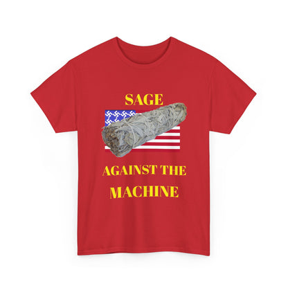 Sage Against the Machine T-Shirt — American Flag Smudge Stick Tee