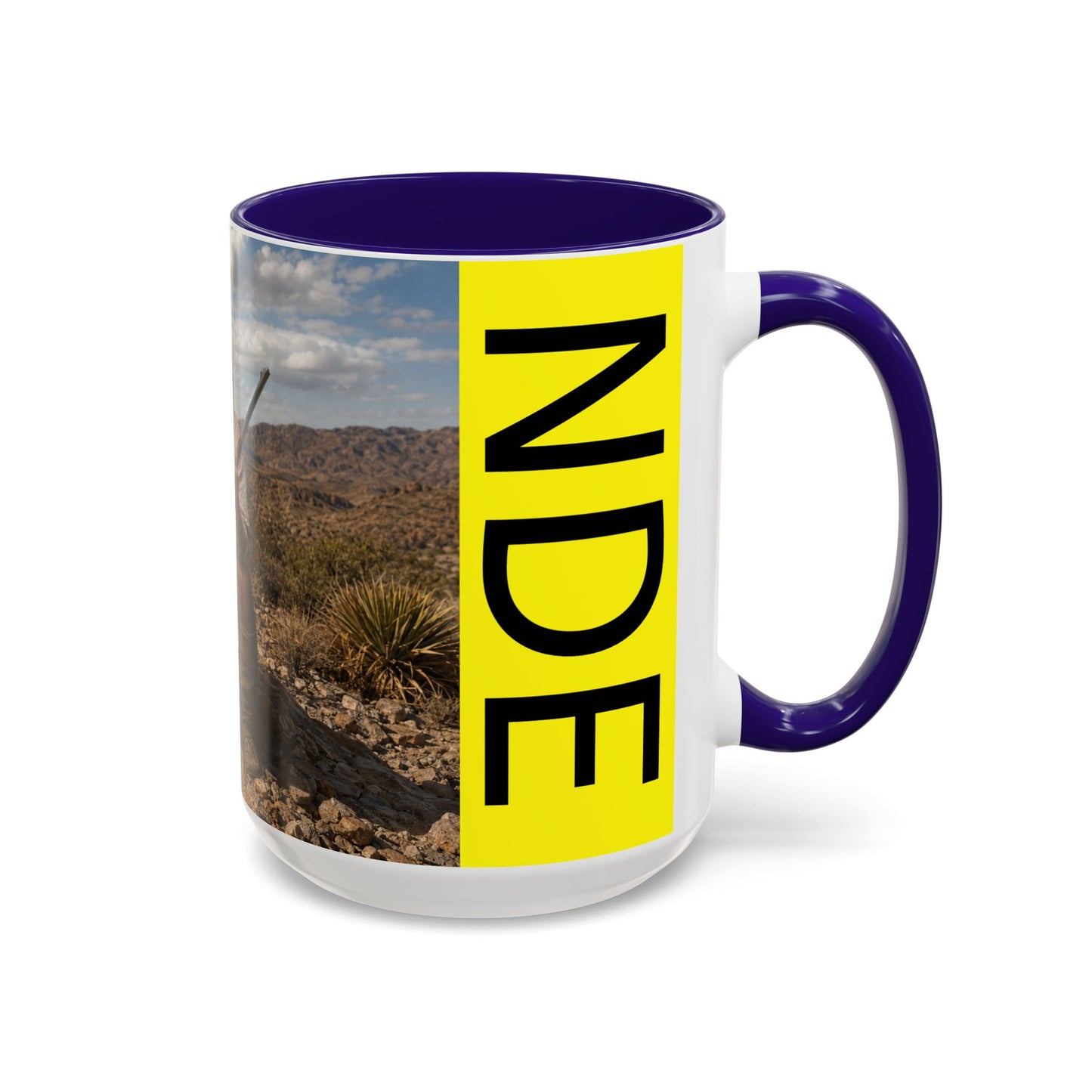 Ft. Sill Apache Desert Scene Coffee Mug — 'N'de' Southwest Landscape 11/15oz