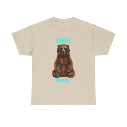 Chill Bear Tee — Cute Relaxed Bear Graphic T-Shirt