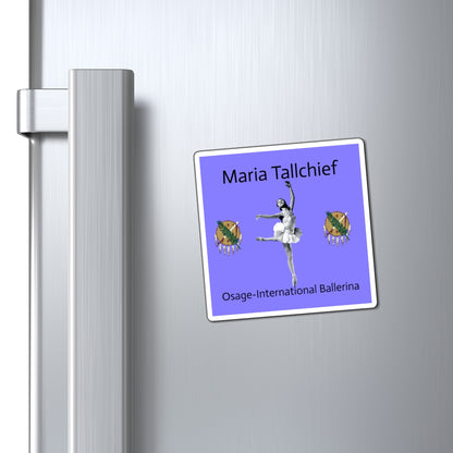 Maria Tallchief Magnet — 'Osage–International Ballerina' Vintage Ballet Fridge Magnet
