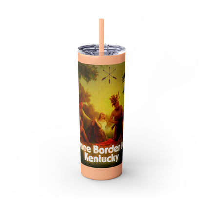 Shawnee East Skinny Tumbler with Straw, 20oz