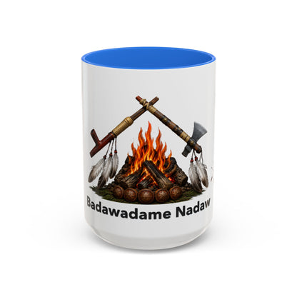 Potawatomi Native Pride Campfire Mug — Badawadame Nadaw Design (11oz/15oz)