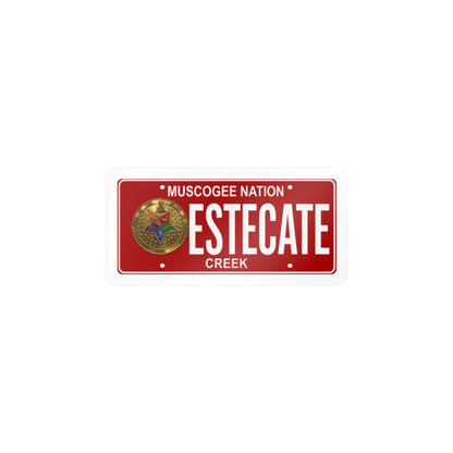 'Estecate Creek' Kiss-Cut Vinyl Decal