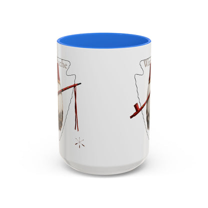 Osage Wazhazhe Tribal Feather Mug (11oz & 15oz) — Native-Inspired Coffee Cup