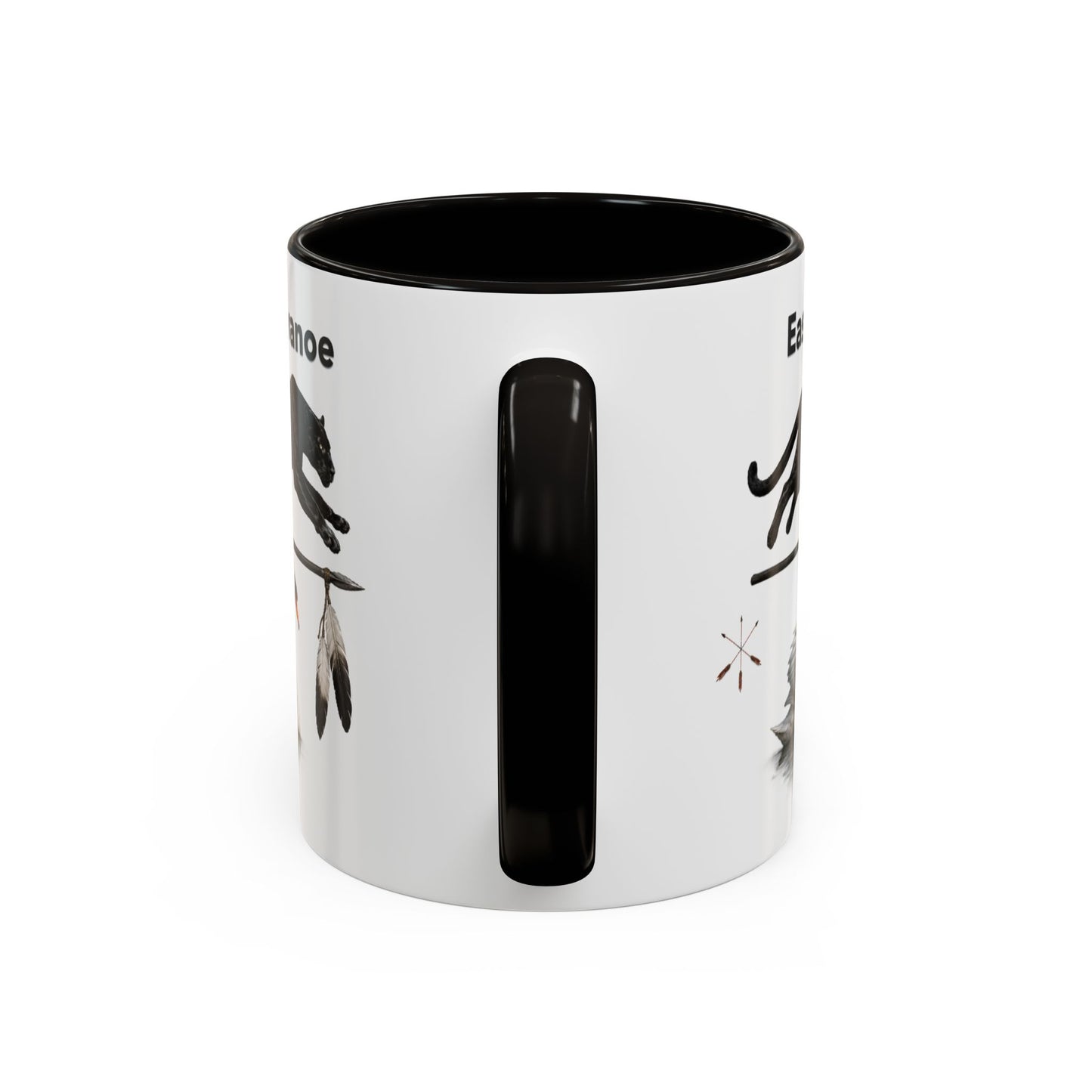 Shawnee East Shawanoe Mascot Panther & Swan Coffee Mug (11oz/15oz)