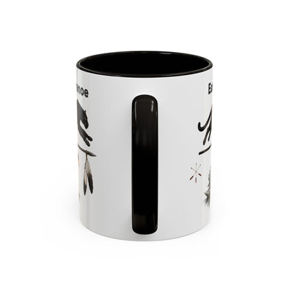 Shawnee East Shawanoe Mascot Panther & Swan Coffee Mug (11oz/15oz)