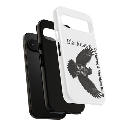 Sac&Fox Phone Case — 'Blackhawk' Raven Crest Protective Tough Case