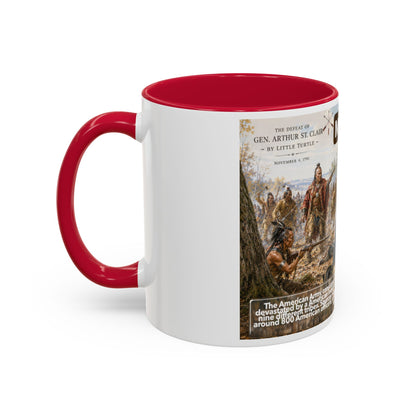 Miami History Battle Scene Mug — Military Vintage Illustration Coffee Cup (11oz/15oz)
