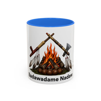 Potawatomi Native Pride Campfire Mug — Badawadame Nadaw Design (11oz/15oz)