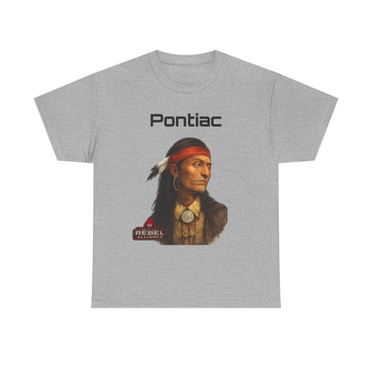 Pontiac Portrait T‑Shirt — Native Chief Graphic Tee