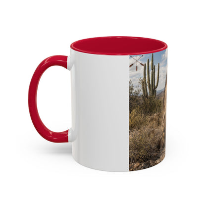 Ft. Sill Apache Desert Scene Coffee Mug — 'N'de' Southwest Landscape 11/15oz