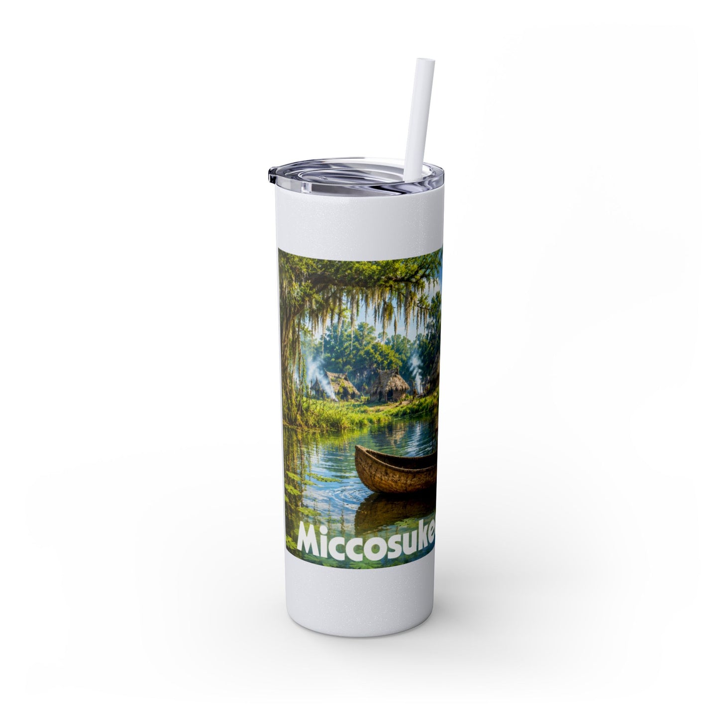 Seminole Skinny Tumbler with Straw, 20oz