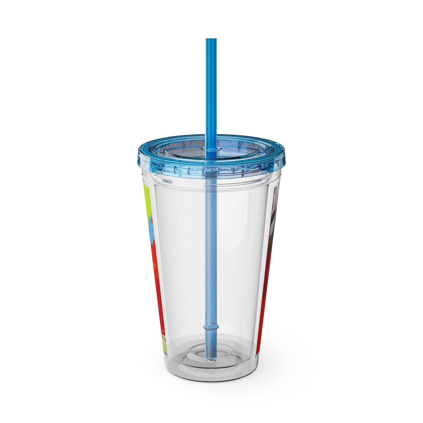 Pontiac Indigenous Nations Map Tumbler — 16oz Sunsplash Straw Cup