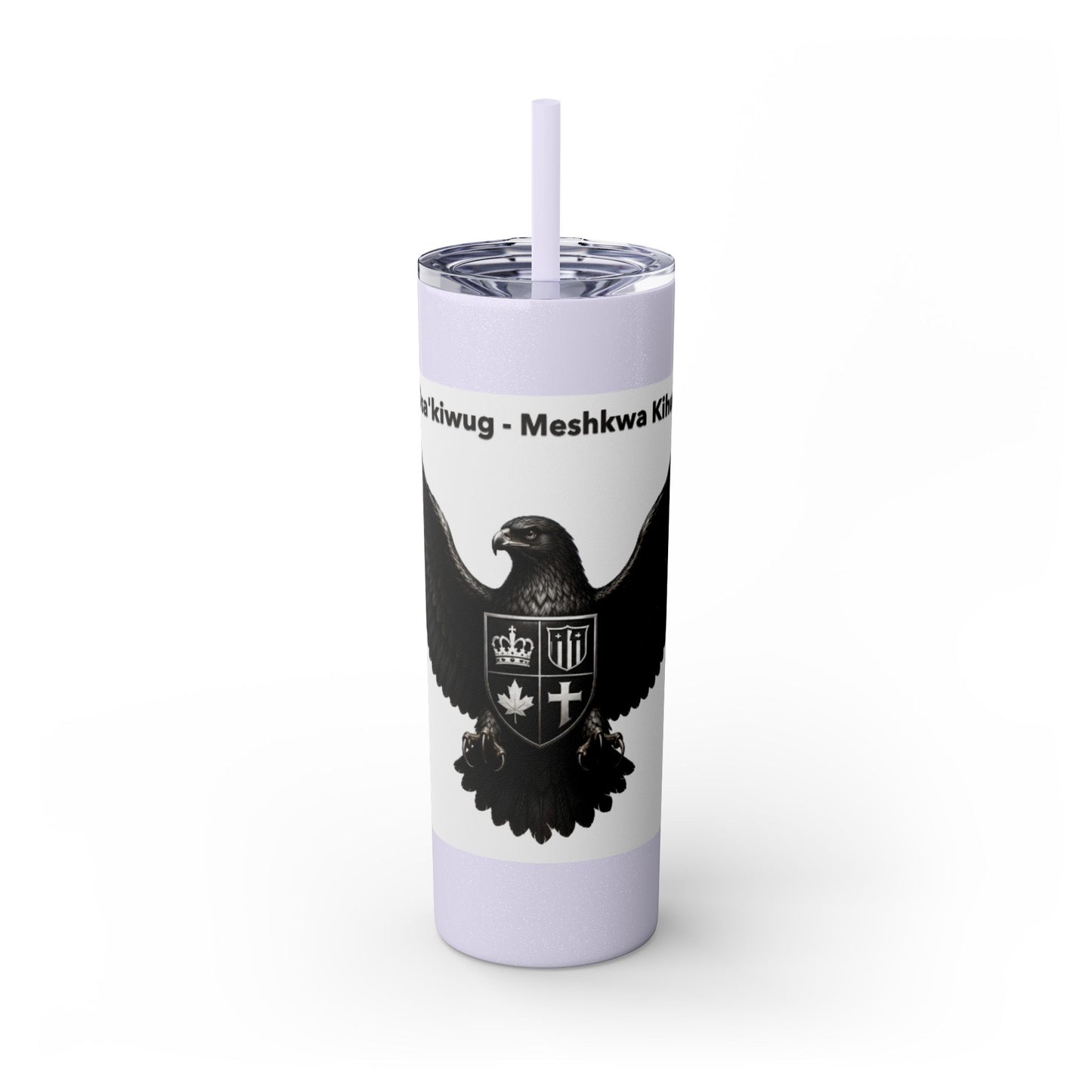 Sac Fox Skinny Tumbler with Straw, 20oz