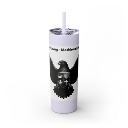Sac Fox Skinny Tumbler with Straw, 20oz