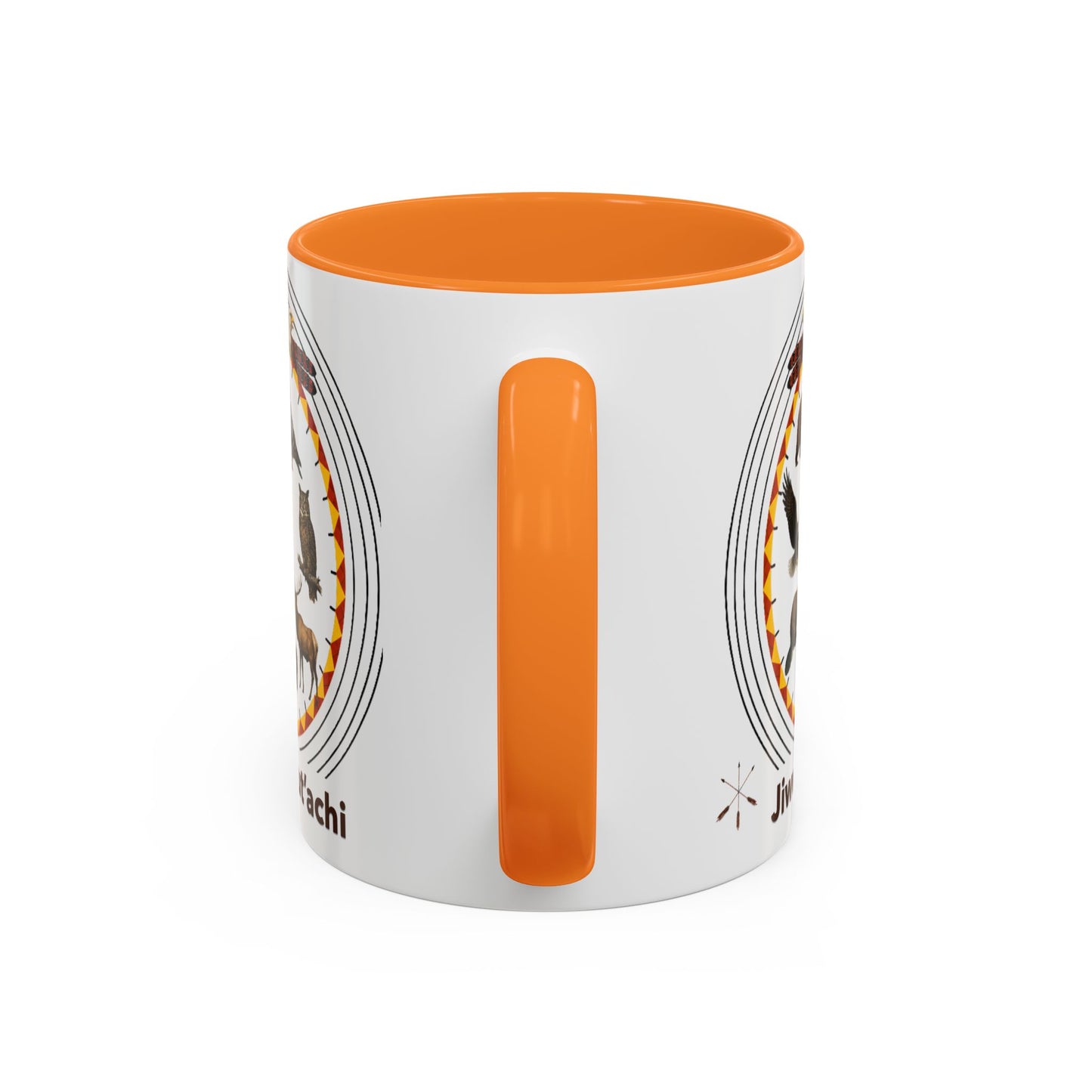 Otoe Missouria Native Animal Circle Mug – 'Jiwere-Nut'achi' Illustrated Coffee Cup (11oz/15oz)