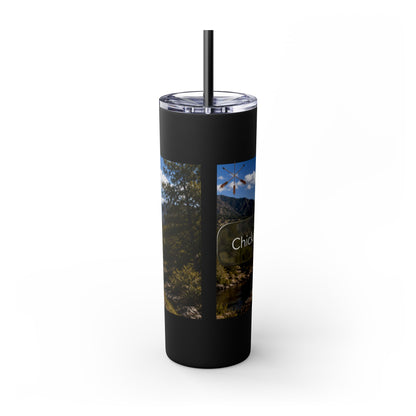Chickasaw Skinny Tumbler with Straw, 20oz
