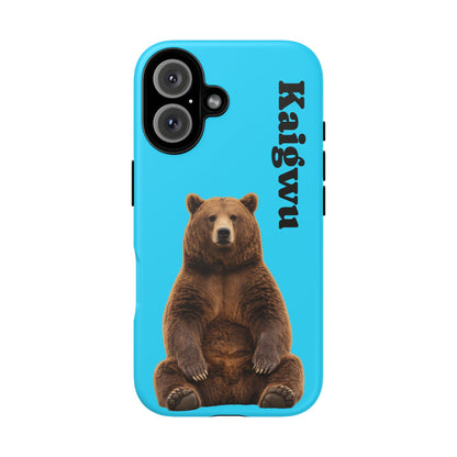 Kiowa Tough Cases: Personalized Kaigwu Tough Phone Case with Horse Rider Design