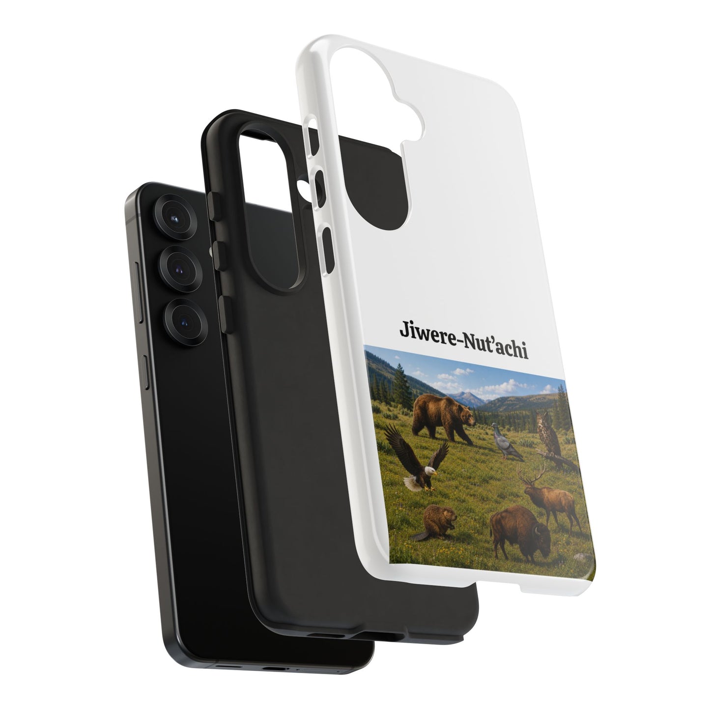 Otoe-Missouria Phone Tough Case — Bold 'Tough Cases' Graphic Protective Cover