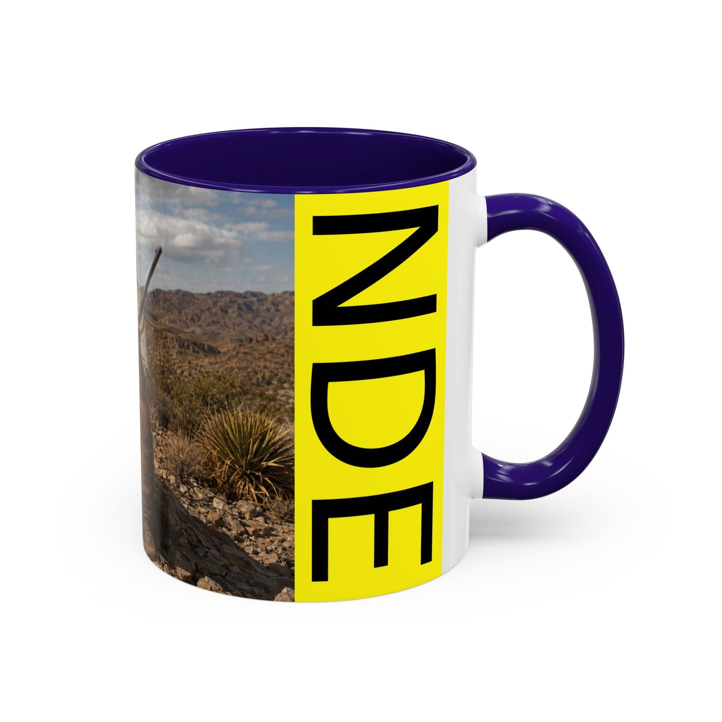 Ft. Sill Apache Desert Scene Coffee Mug — 'N'de' Southwest Landscape 11/15oz