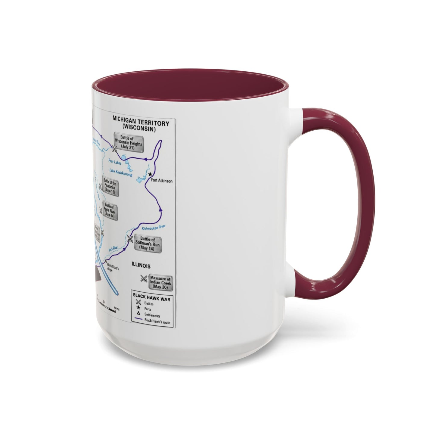 Blackhawk Map Mug — Obi-Wan Kenobi Illustrated Coffee Cup (11oz/15oz)