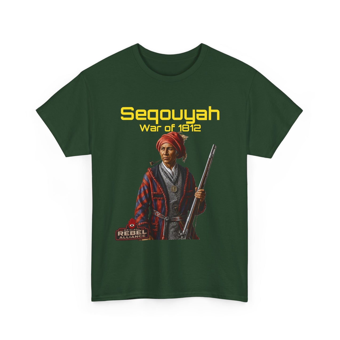 Sequoyah War of 1812 T-Shirt — Native American Historical Tee