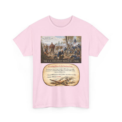 Chief Little Turtle Historical Battle Tee — "The U.S. Greatest Defeat by a Tribe" Cotton T-Shirt