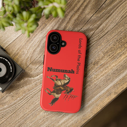 Comanche Numunah Horse Phone Case — 'Lords of the Plains' Red Protective Case