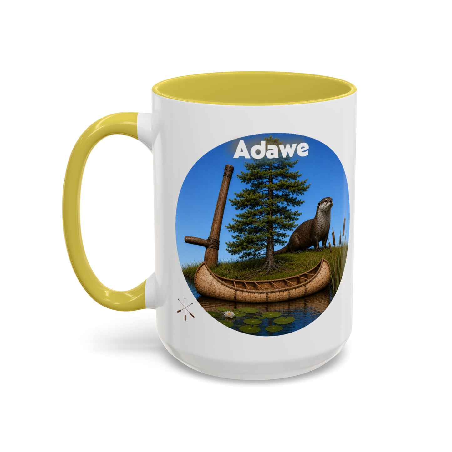 Ottawa Adawe Otter Canoe Mug — Nature Wildlife Coffee Cup (11oz & 15oz)