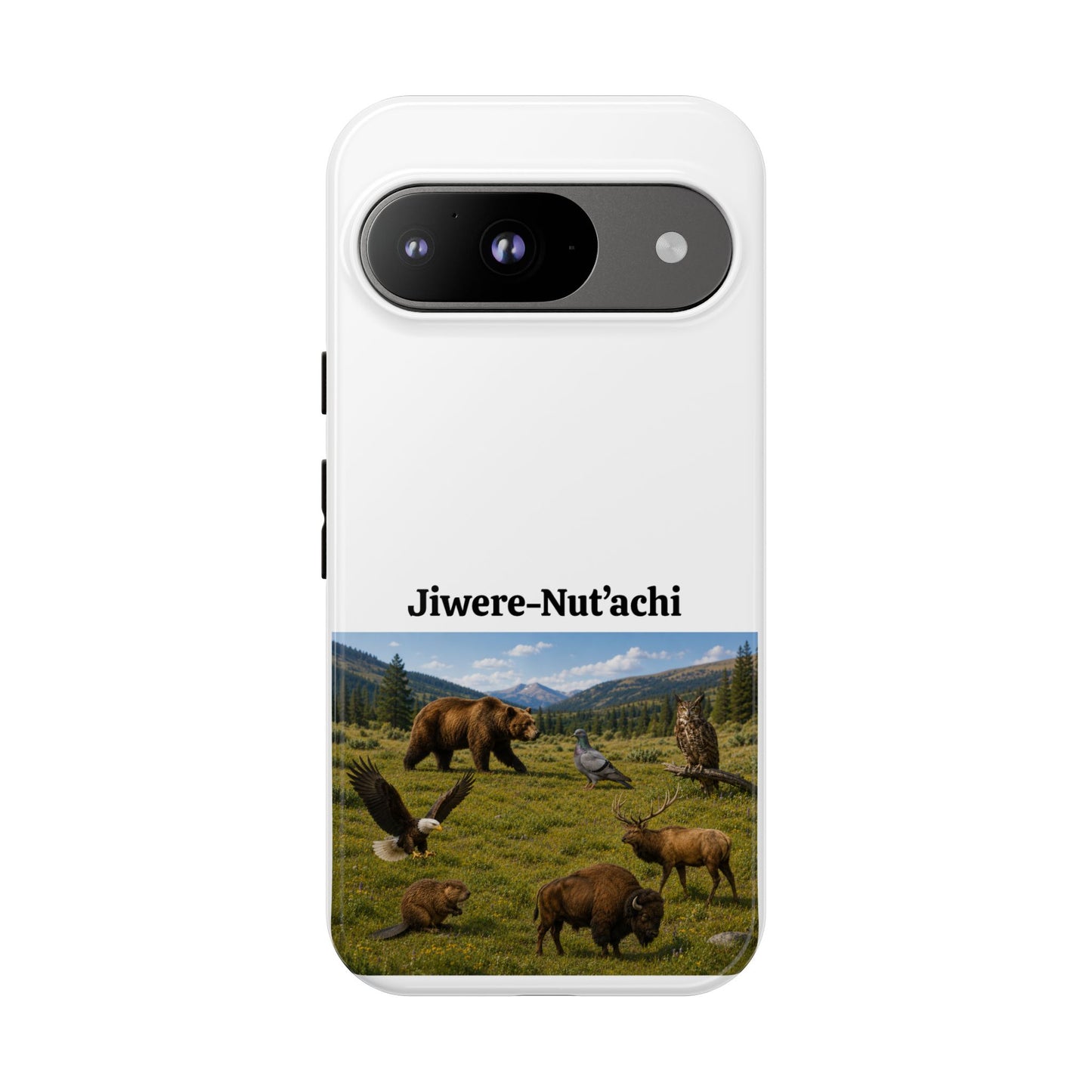 Otoe-Missouria Phone Tough Case — Bold 'Tough Cases' Graphic Protective Cover