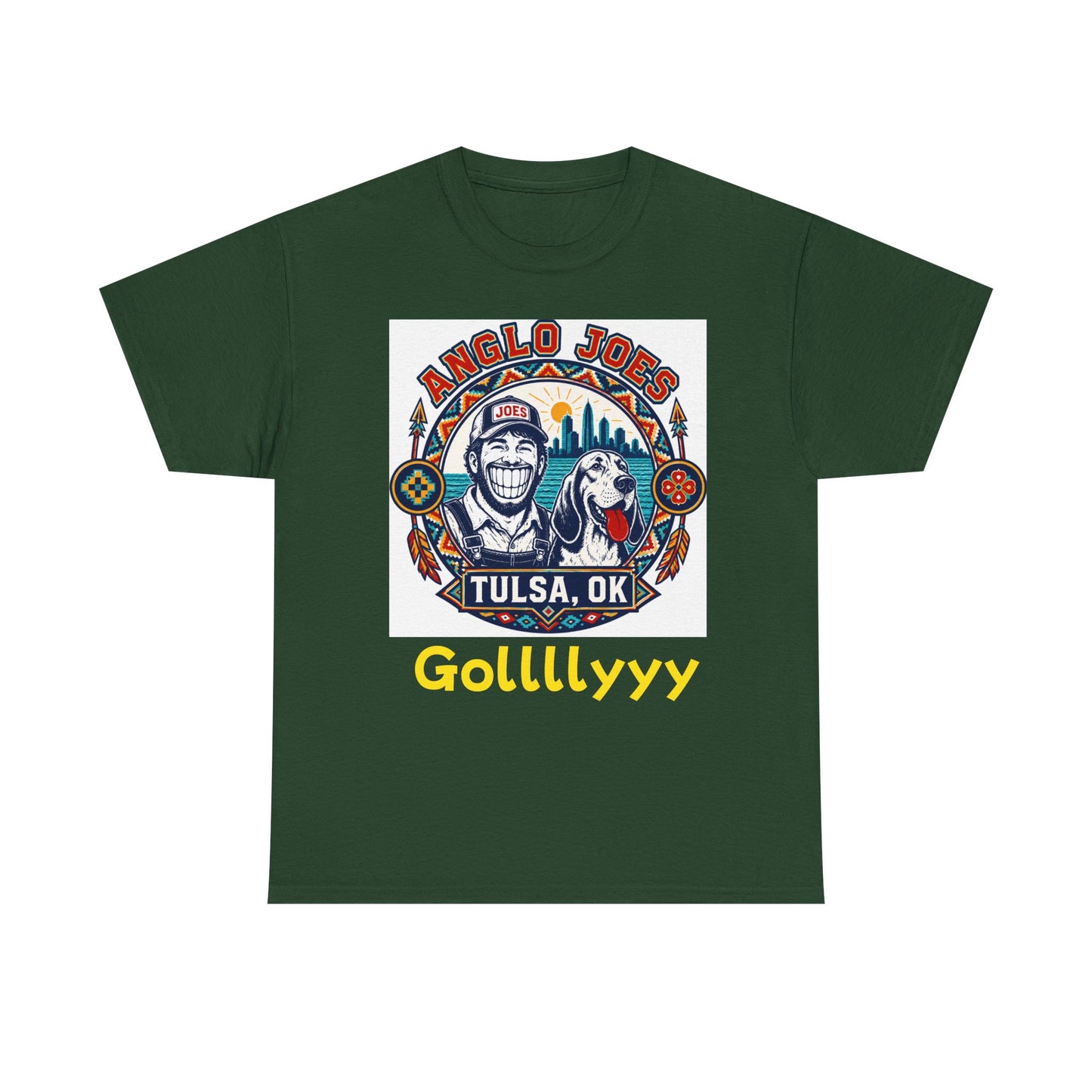 Tulsa Anglo Joe’s Tee — 'Gollllyyy' Retro Sports Graphic T-Shirt