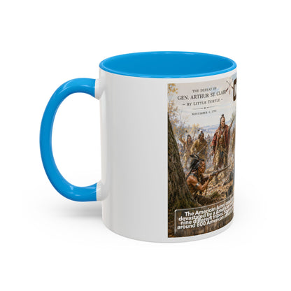 Miami History Battle Scene Mug — Military Vintage Illustration Coffee Cup (11oz/15oz)