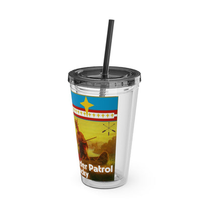Shawnee N Sunsplash Tumbler with Straw, 16oz