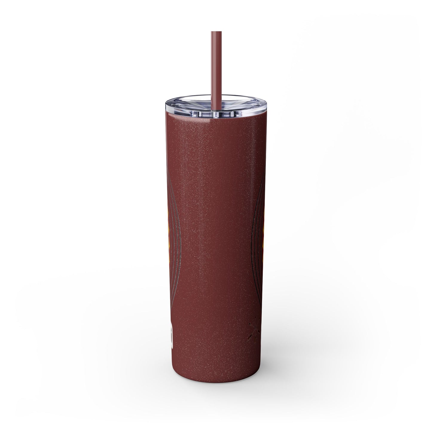 Otoe Missouria Native Animal Medicine Wheel 20oz Skinny Tumbler with Straw