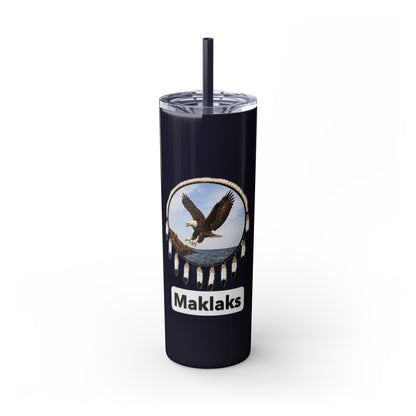Modoc Eagle Skinny Tumbler – 20oz Straw Travel Cup (Maklaks)