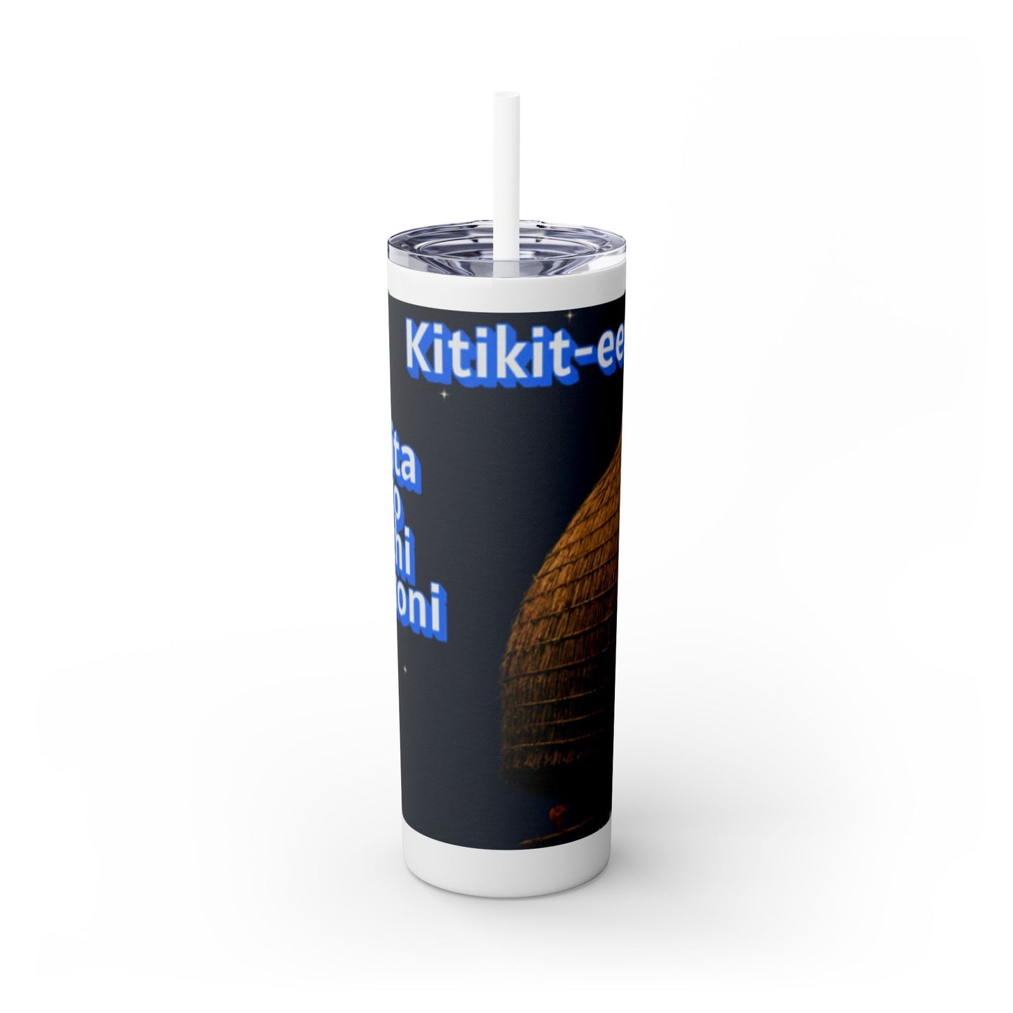 Wichita Skinny Tumbler with Straw, 20oz
