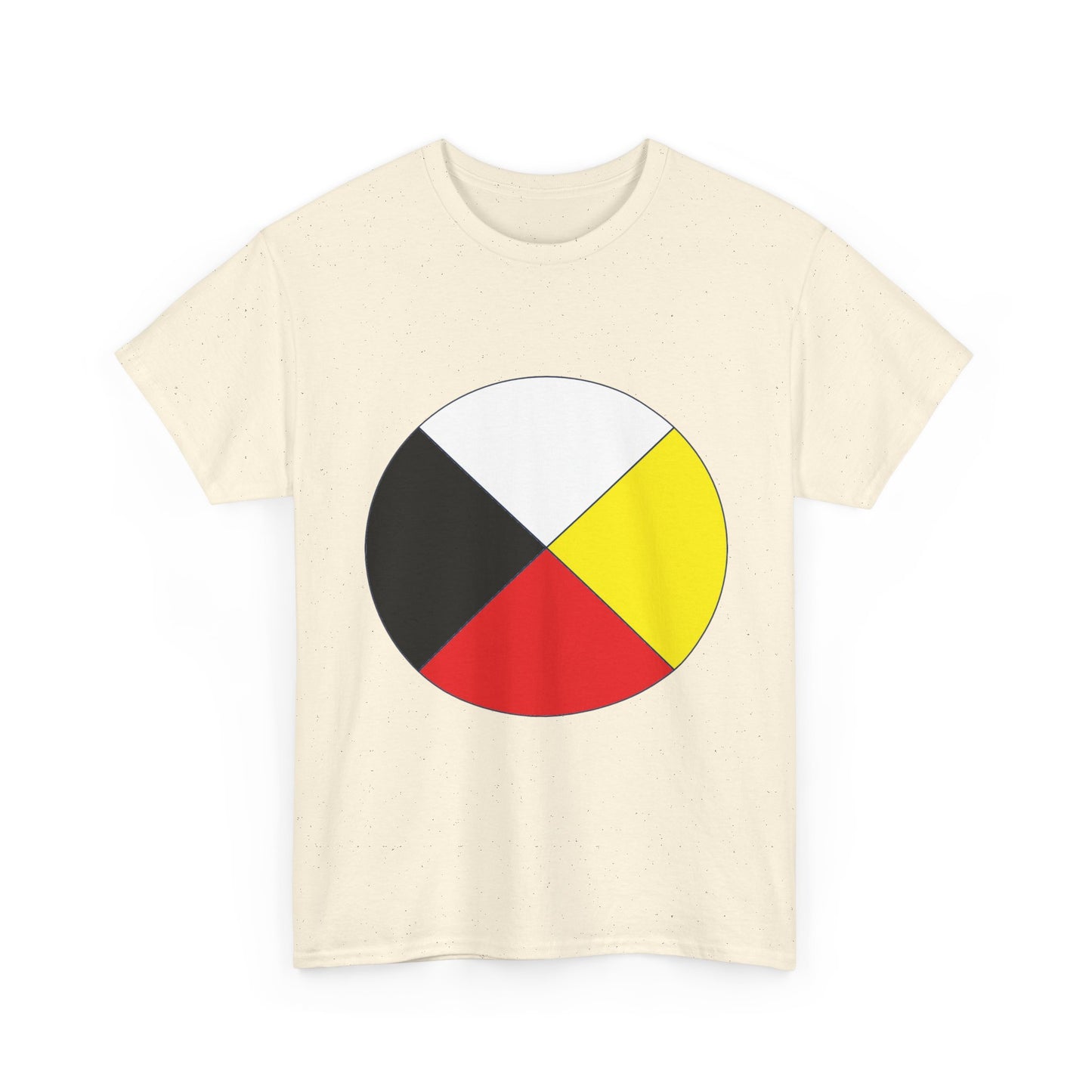 Native Medicine Wheel Tee — Four Directions Circle Design T-Shirt