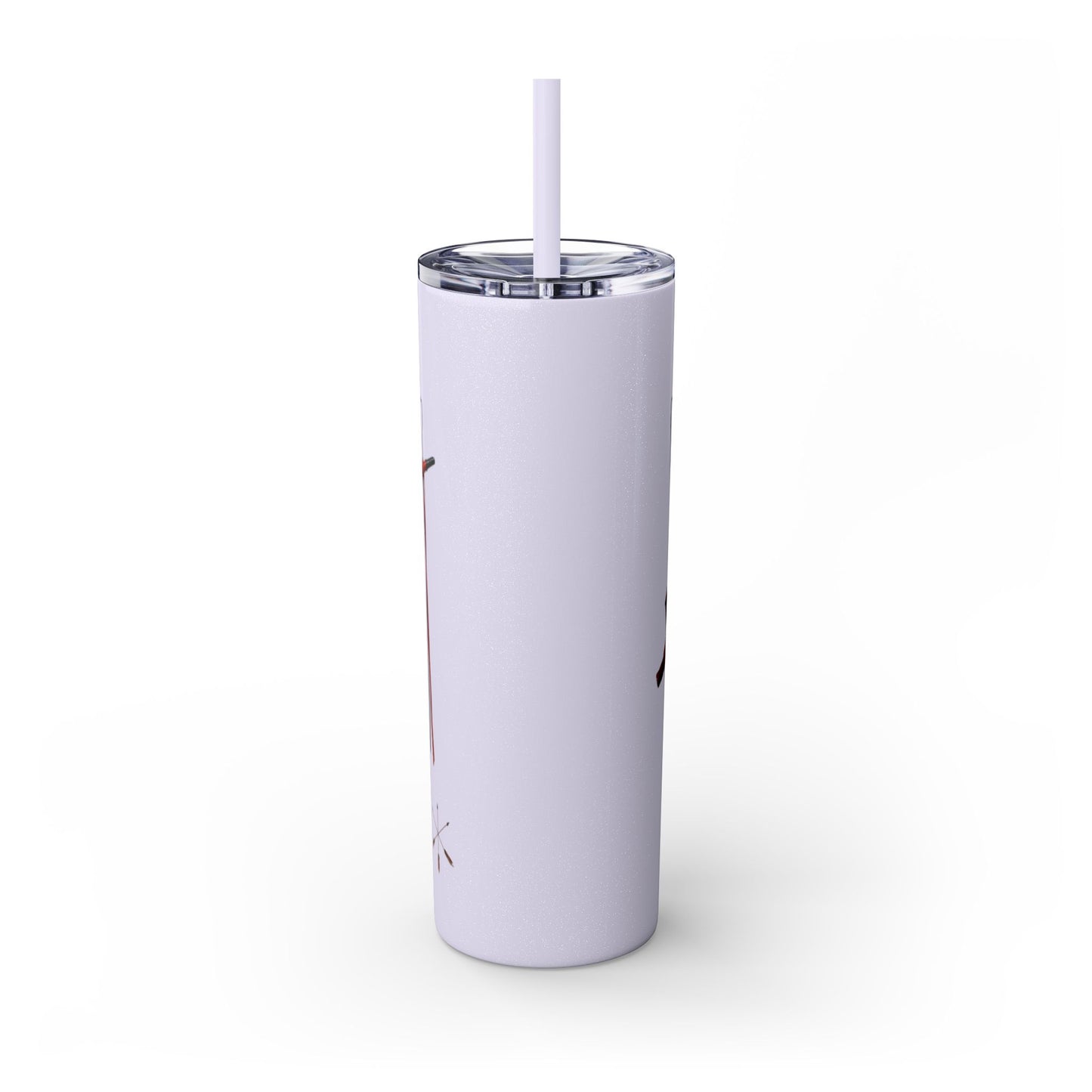 Osage Skinny Tumbler — Native Feather & Pipe Design 20oz Straw Cup