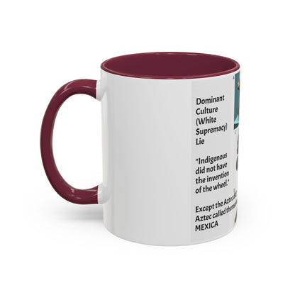 Aztec Artifact Photos Collage Coffee Mug (11oz/15oz)