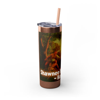 Shawnee N Skinny Tumbler with Straw, 20oz