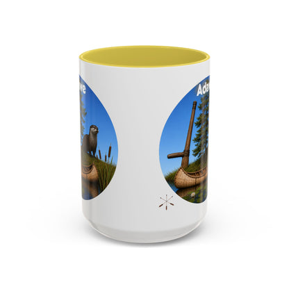 Ottawa Adawe Otter Canoe Mug — Nature Wildlife Coffee Cup (11oz & 15oz)