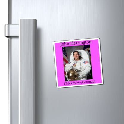 John Herrington Astronaut Photo Magnet — Custom Name & Tribe (Chickasaw-Astronaut)