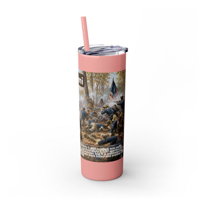 Miami Tribe Historical Skinny Tumbler 20oz — Native American Heritage Travel Cup