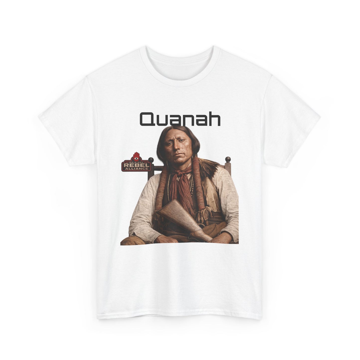 Quanah Tee — Vintage Native American Portrait Graphic T-Shirt