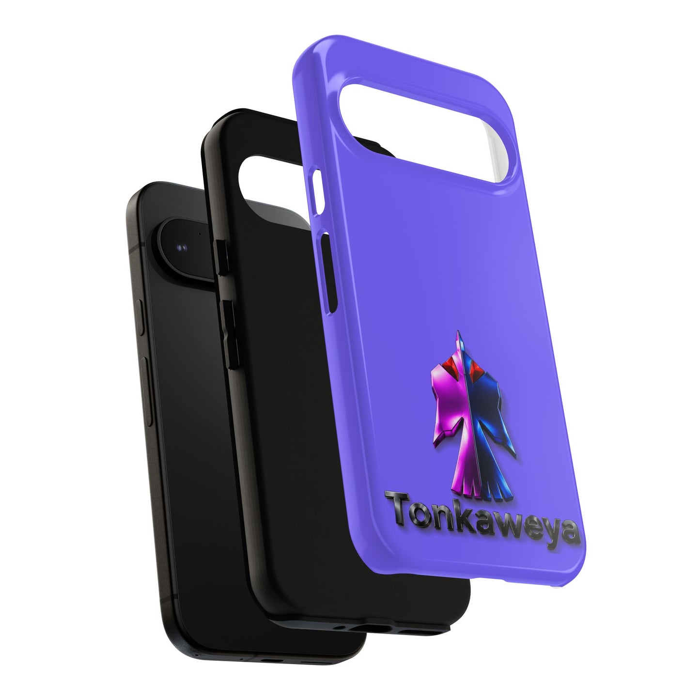 Tonkawa Phone Case — Tonkkaweya Sunrise Design (Protective Purple Hard Shell)