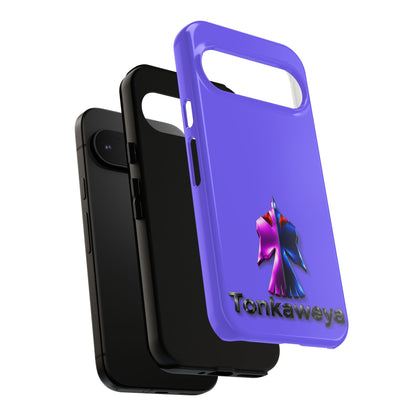 Tonkawa Phone Case — Tonkkaweya Sunrise Design (Protective Purple Hard Shell)