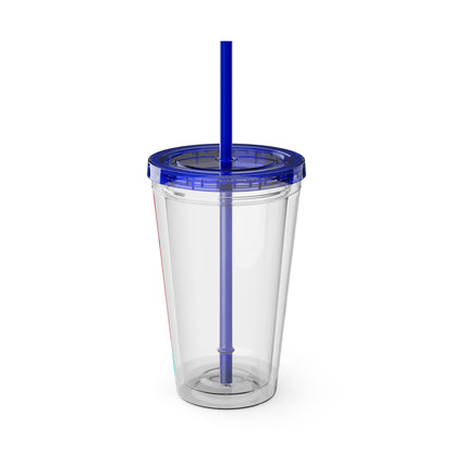 Opothleyahola Sunsplash Tumbler with Straw, 16oz