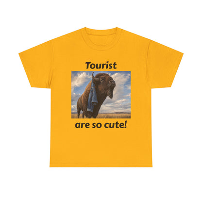 Tourist Are So Cute! T-Shirt — Funny Bison Photo Tee