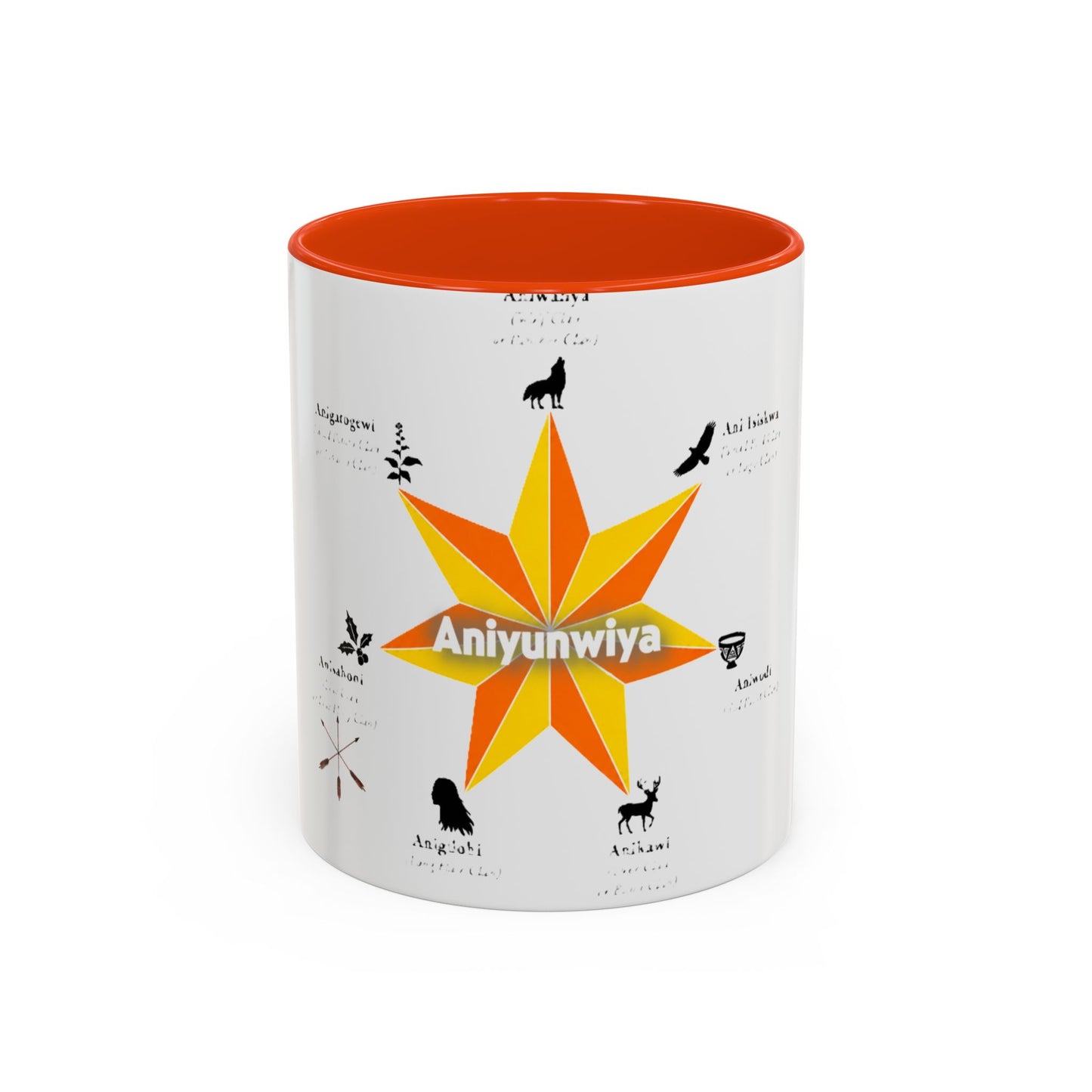 Aniyunwiya Star Map Coffee Mug — Native Seneca/Onondaga Language Names