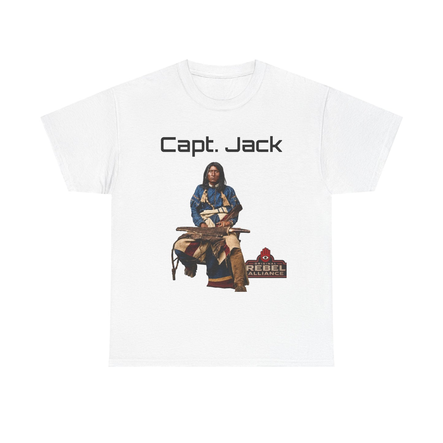 Capt. Jack Graphic Tee — Rebel Archer Vintage Arrow Back Print